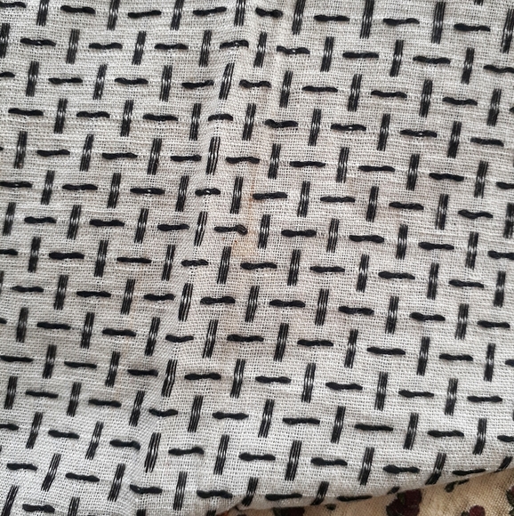 Vintage Glentex woven cotton fringe scarf - Picture 7 of 10